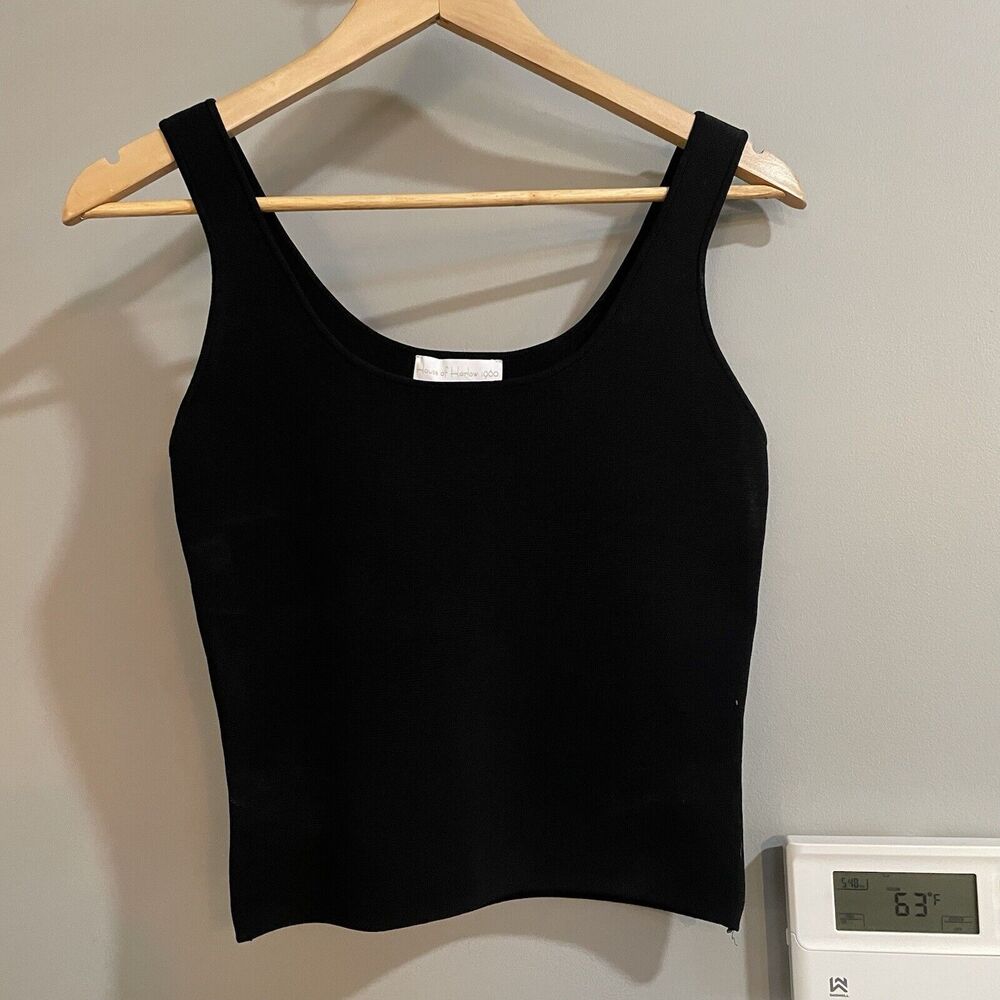 House of Harlow 1960 Tank Top‎ Sweater Sleeveles Knit Cropped Small New